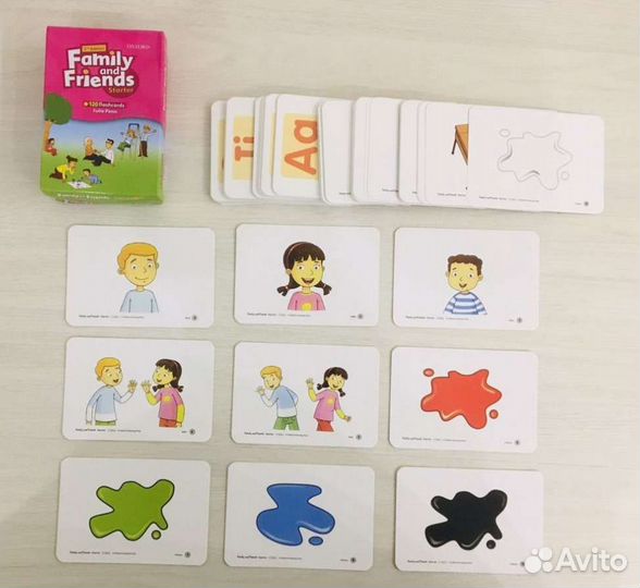 Family Friends Flash Cards Starter, 1,2,3,4(новые)