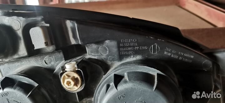 Фары Citroen C5 2002