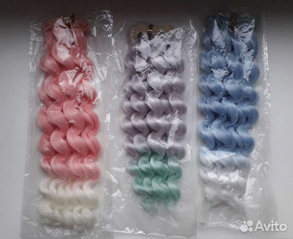 Парик/цветные волосы для кукол