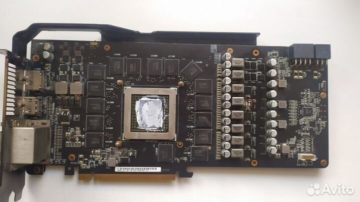 Видеокарта r9 290x на запчасти