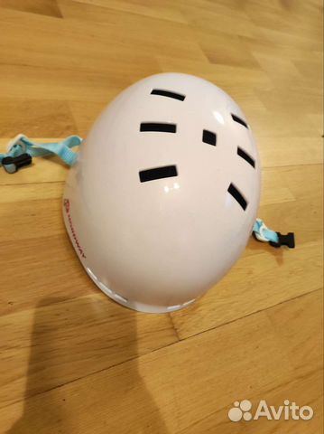 Шлем новый детский белый,на ребёнка 5-7лет