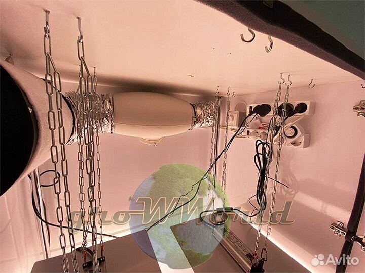 Гроубокс В180хД120хШ70 Quantum Board Rootster 500w