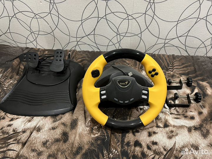 Игровой руль genius speed wheel rv