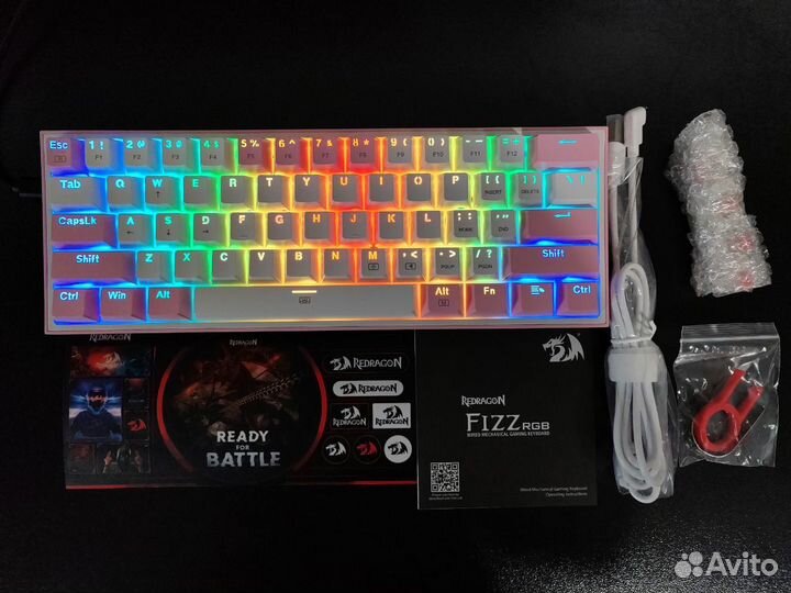 Игровая механическая клавиатура redragon Fizz K617