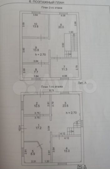 Коттедж 140 м² на участке 6 сот.