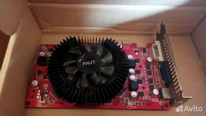 Видеокарта GF 9800GT 1G nvidia palit