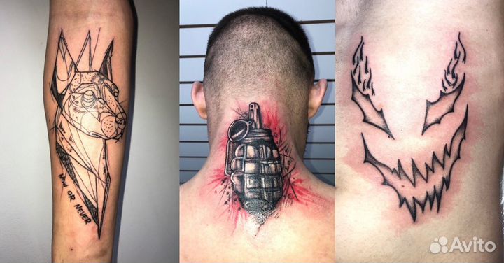 Тату в салоне