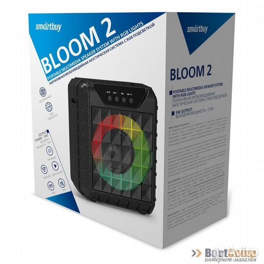 Портативная акустическая система Smartbuy bloom 2