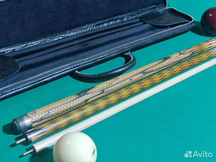 Бильярдный Кий Трехсоставной Лунный Эбен