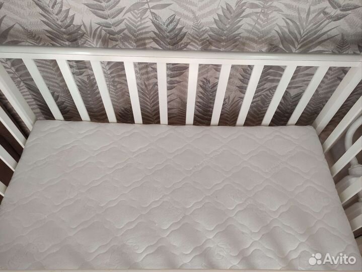 Детская кроватка 120*60 + матрас