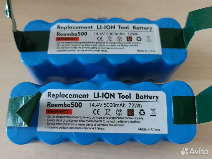 Li-ion аккумуляторы для iRobot roomba