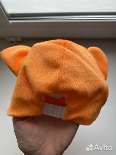 Шапка-маска карнавальная рыжий котик