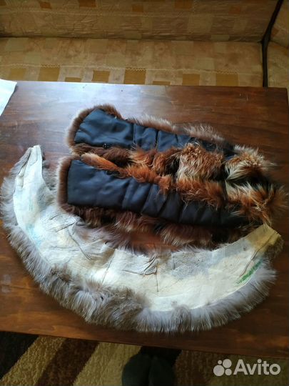 Меховой воротник песец