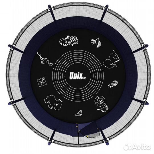 Батут unix line supreme game 8 ft