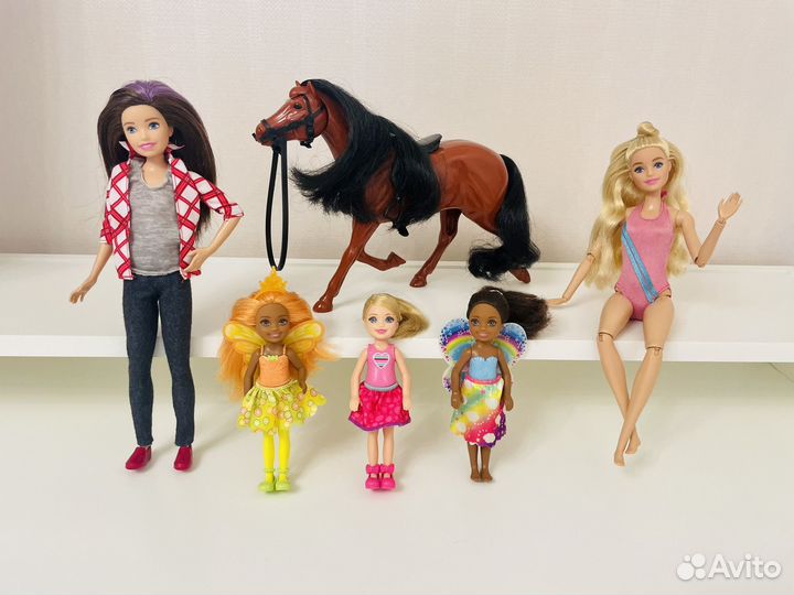 Игрушки для девочек, барби, пони