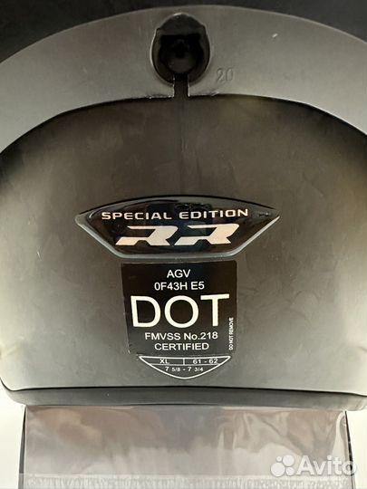 Шлем agv pista gp rr