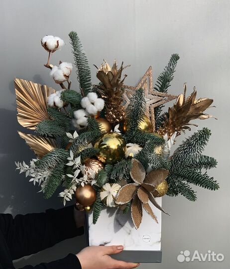 Новогодняя композиция Зимний Гламур