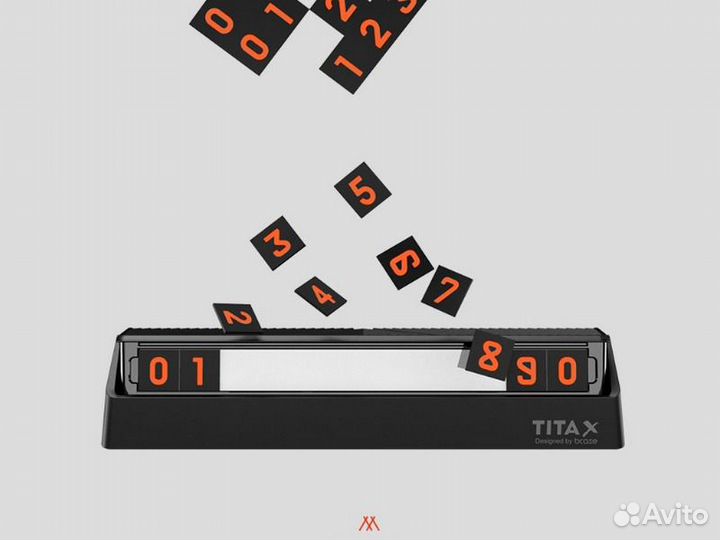 Xiaomi Tita X Mini табличка номер телефона авто