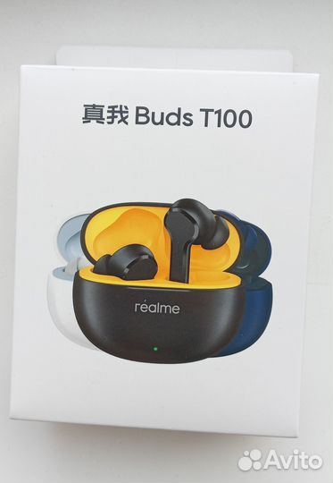 Беспроводные наушники realme buds t100