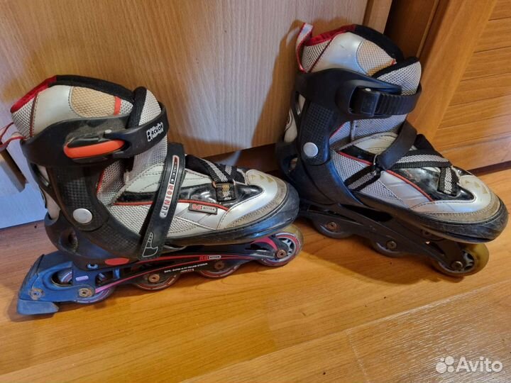 Роликовые коньки детские раздвижные 35 38