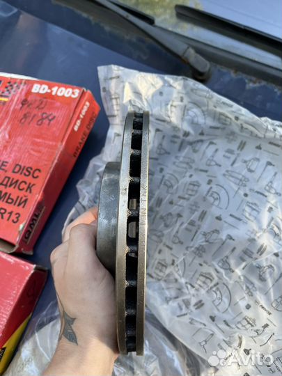 Тормозные диски вентилируемые