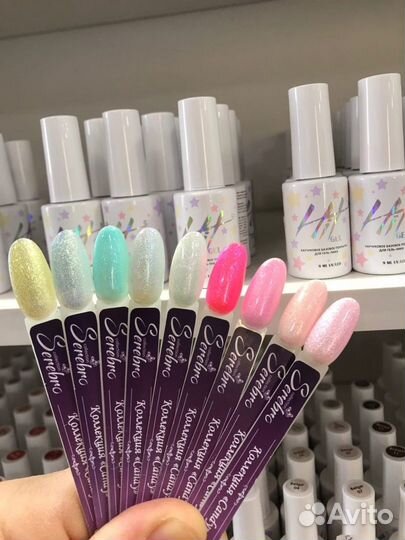 Гель лаки Serebro коллекция Candy