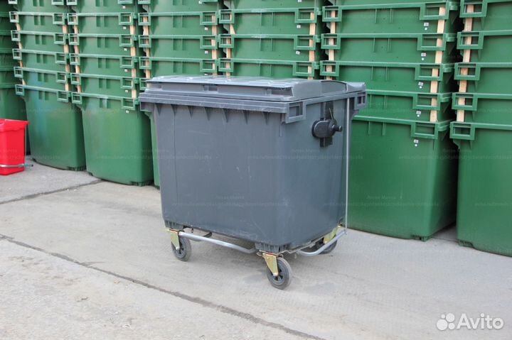 Мусорный Пластиковый Евроконтейнер 1100л C1633