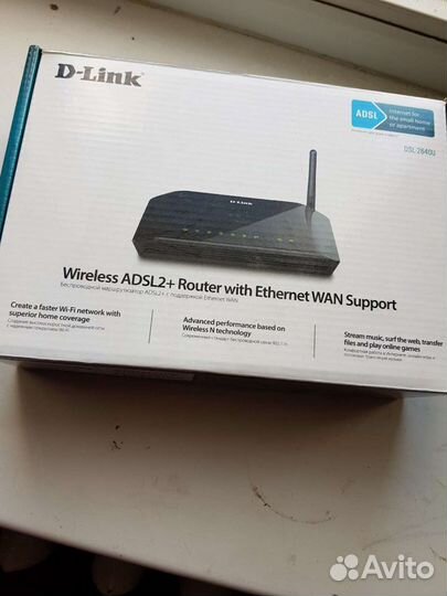 D-Link DSL-2640U/RA/U2A Беспроводной маршрутизатор