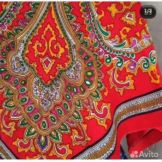 Павлопосадский платок шерсть