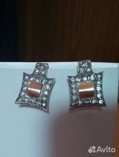 Серебряные серьги