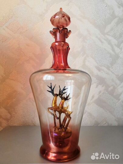 Графин СССР. Цветное стекло