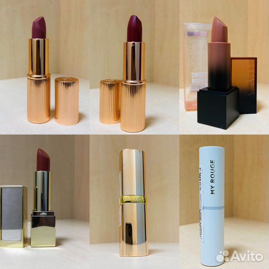 Губные помады, блески, бальзамы