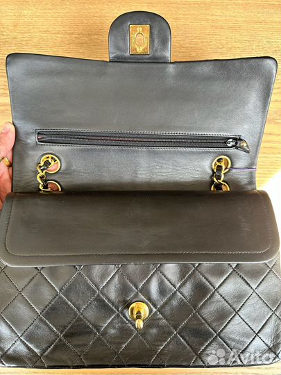 Винтажная сумка Chanel Classic Flap черная