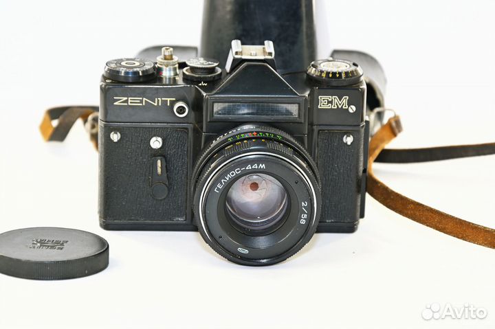 Зенит ем Черный Экспортный фотоаппарат из СССР