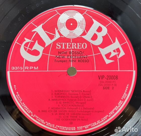 Nini Rosso - New Excellent, P 1977 NM