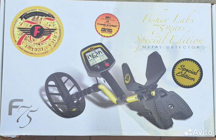Металлодетектор Fisher F75 Special Edition Black