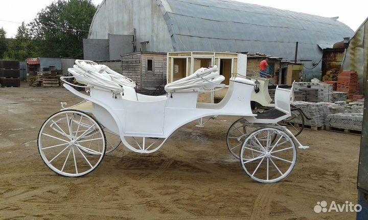 Карета для лошади и пони изготовление под заказ