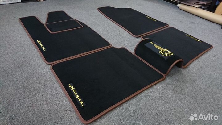 Эксклюзивные ворсовые ковры салона ваз 2101 Жигули