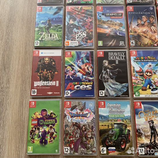 Картриджи для nintendo switch игры