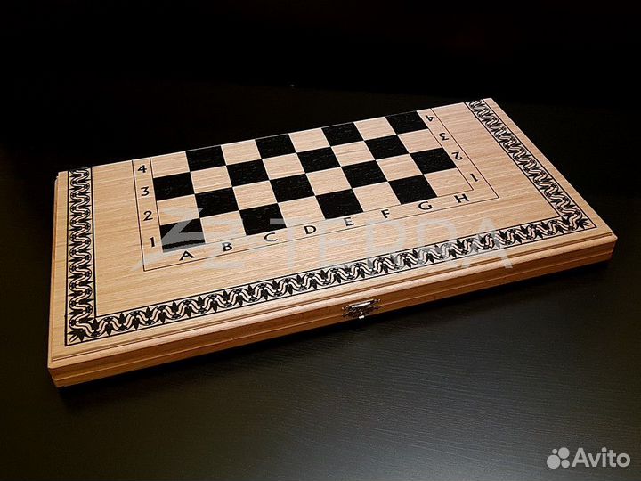 Шахматы, шашки, нарды (3 в 1), 60 см