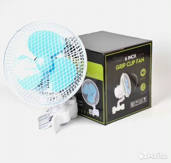 Вентилятор в гроутент гроубокс Grip Clip Fan