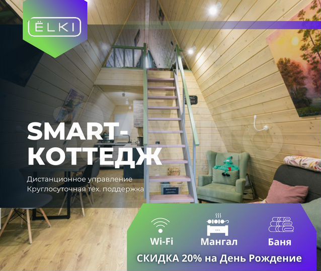 Дом 35 м² на участке 15 сот.