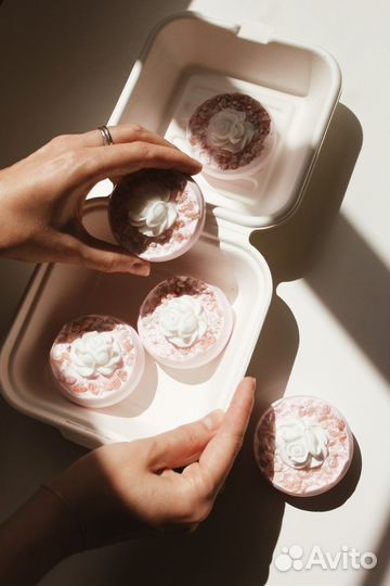 Свадебные бонбоньерки / мыло/ аромасаше