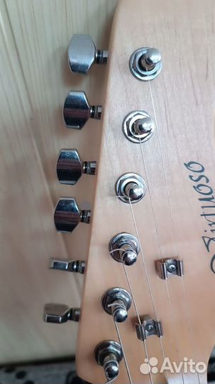 Электрогитара stratocaster, комбик, звук. карта