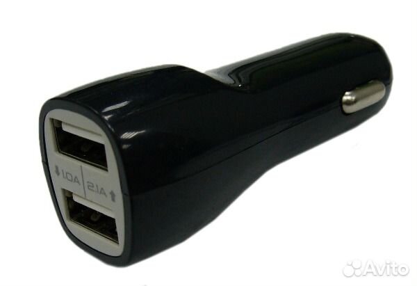 Переходник авто прикуривателя на 2 USB 2 a