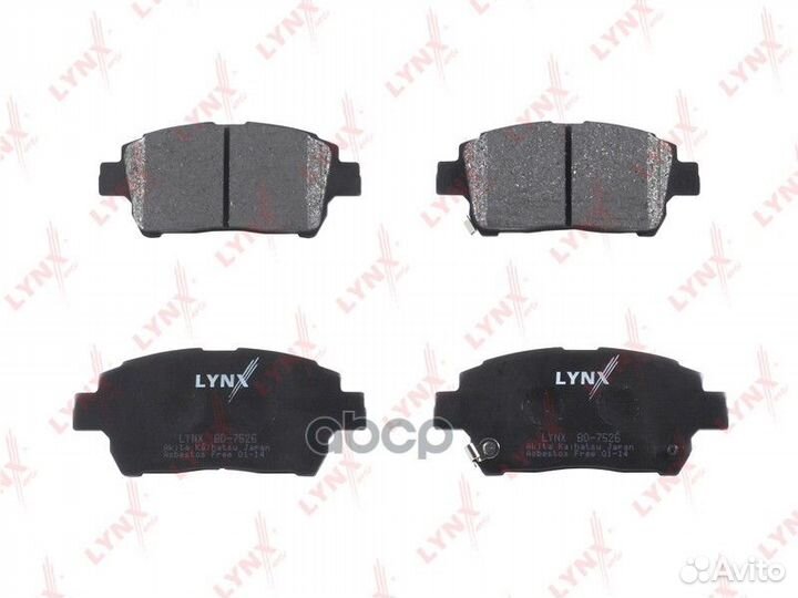 Колодки тормозные передние BD-7526 lynxauto