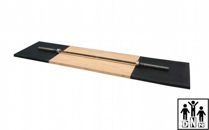 Помост для становой тяги компактный 280х50х4см DNN