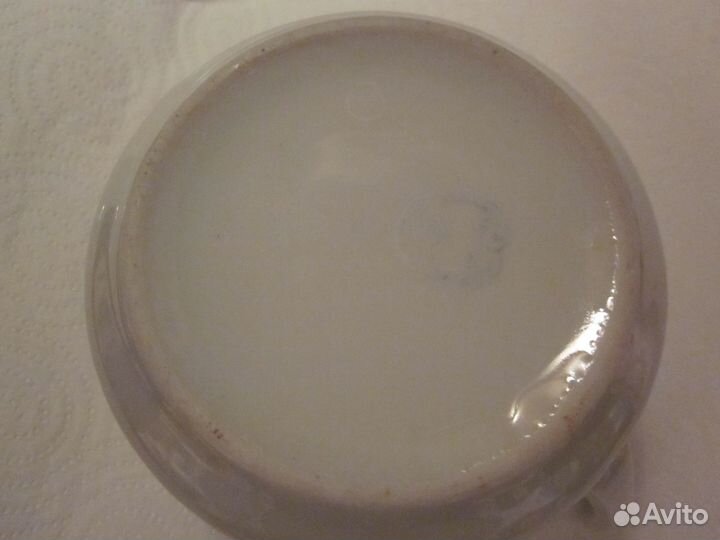 Антикварная сахарница СССР Барановка