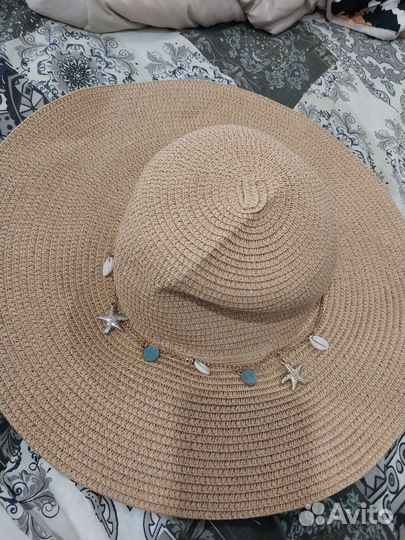 Соломенная шляпа, шляпа с большими полями