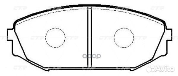 Ckho-13 GK0330 Колодки тормозные дисковые GK0